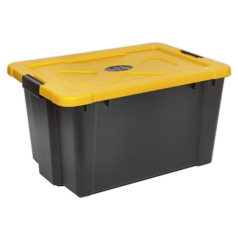 Sealey Composite Stackable Storage Box with Lid 54L APB54 Sealey - Dynamic Drive