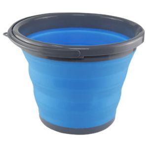Via Mondo Bucket 10Ltr Foldable Blue/Grey 1165189 Via Mondo - Dynamic Drive