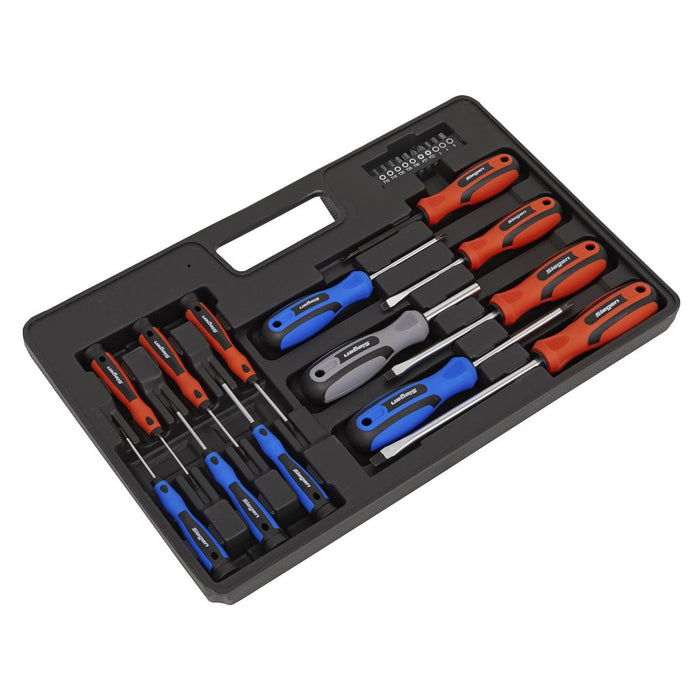 Seigen by Sealey Soft Grip Screwdriver & Bit Set 23pc S0598 Seigen by Sealey  - Dynamic Drive