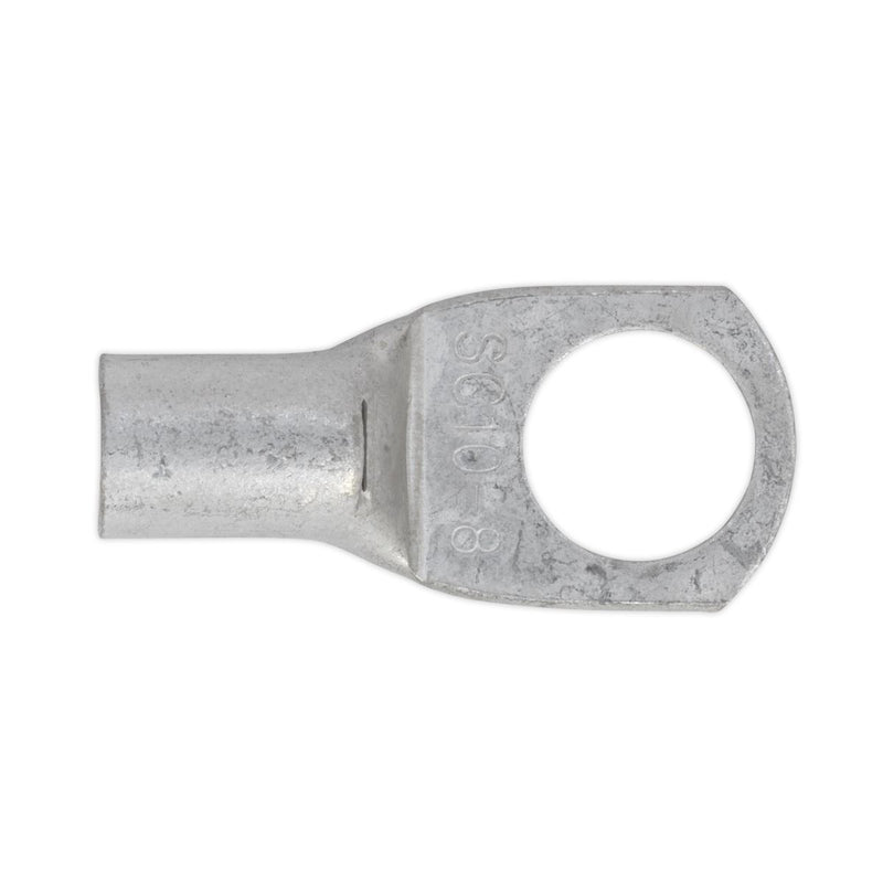 Sealey Copper Lug Terminal 10mmï x 8mm Pack of 10 LT108 Sealey - Dynamic Drive