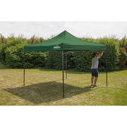 Dellonda 2x2m Pop-Up Gazebo Heavy Duty with Carry Bag - Dark Green Dellonda - Dynamic Drive
