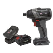 Sealey Brushless Impact Driver Kit 1/4"Hex 20V SV20 Series 2 Batteries Sealey - Dynamic Drive