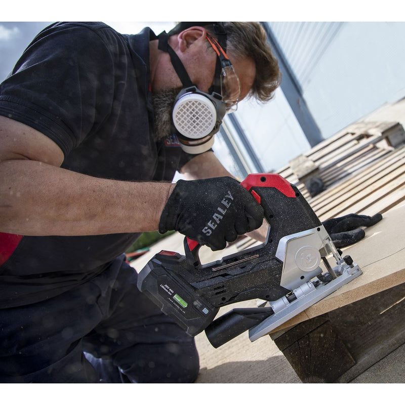 Sealey Cordless Jigsaw 20V SV20 Series Body Only CP20VJS Sealey - Dynamic Drive