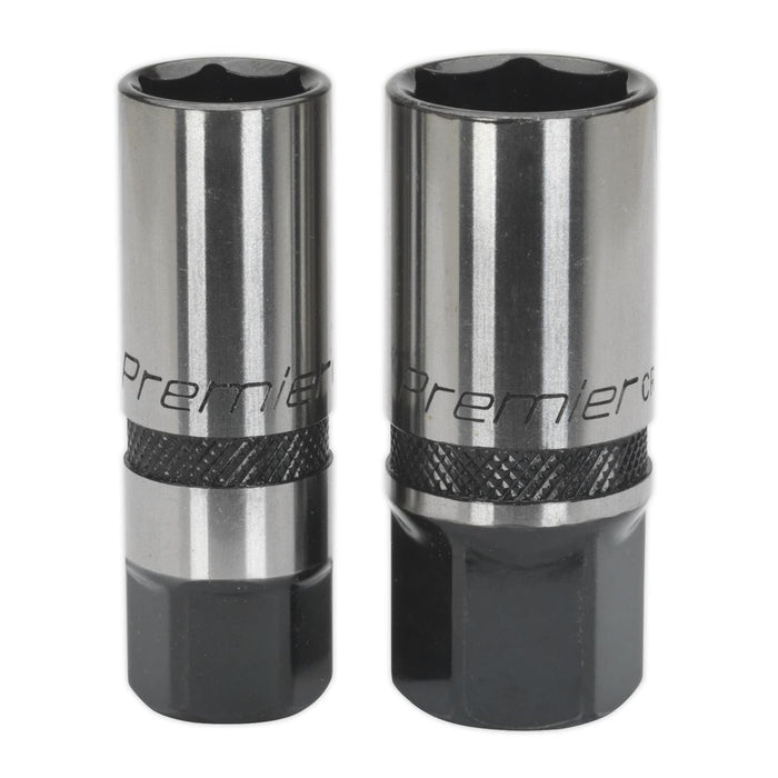 Sealey Socket Set 28pc 1/2"Sq Dr 6pt WallDrive Metric Black Series AK7972 Sealey  - Dynamic Drive