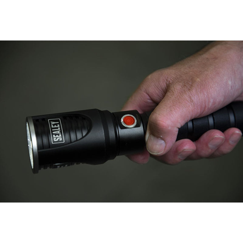 Sealey Aluminium Torch 5W SMD LED Adjustable Focus Rechargeable with USB Port Sealey - Dynamic Drive