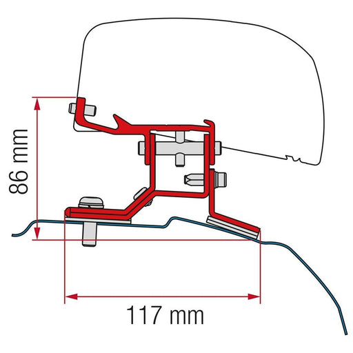 Fiamma Kit for Ford Custom (98655Z044) Fiamma - Dynamic Drive