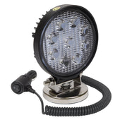 Sealey Round Worklight with Magnetic Base 27W SMD LED LED3RM Sealey - Dynamic Drive
