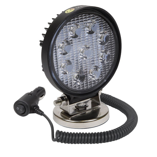Sealey Round Worklight with Magnetic Base 27W LED LED3RM Sealey  - Dynamic Drive