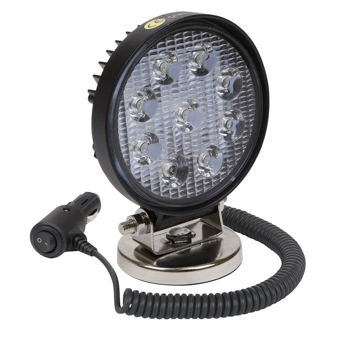 Sealey Round Worklight with Magnetic Base 27W LED LED3RM Sealey  - Dynamic Drive