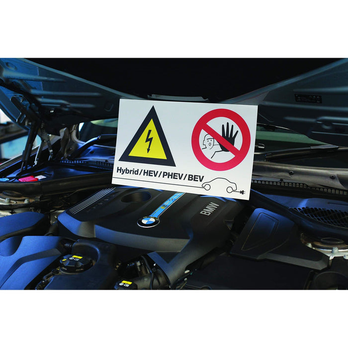 Laser High Voltage/No Admittance Sign (without text) 7576 Laser - Dynamic Drive