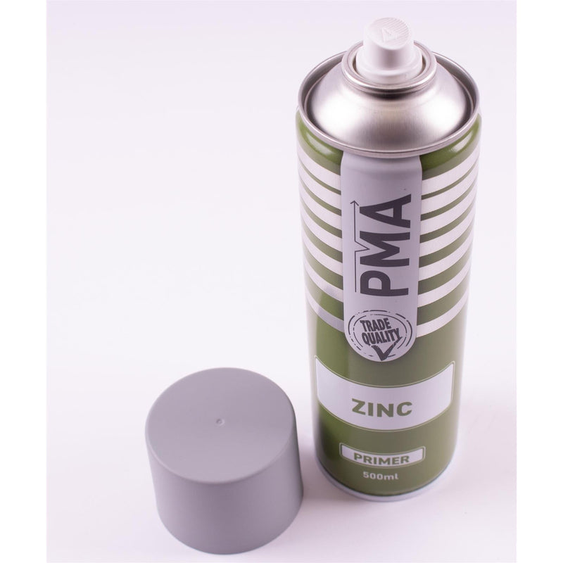 2x Autotek Professional Zinc Primer 500ml Spray Paint High Coverage Autotek - Dynamic Drive