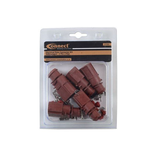 Tool Connection for VW Electrical Male Connector 4.8mm 2 Pin Kit 25pc 37391 Tool Connection - Dynamic Drive