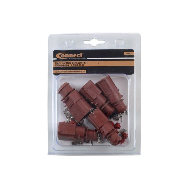 Tool Connection for VW Electrical Male Connector 4.8mm 2 Pin Kit 25pc 37391 Tool Connection - Dynamic Drive