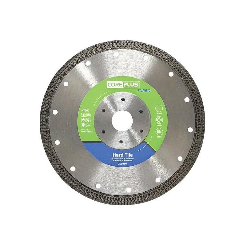 Coreplus HT200 Hard Tile Turbo Diamond Blade 200mm CorePlus - Dynamic Drive