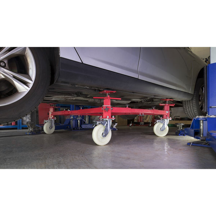 Sealey Vehicle Moving Dolly 4-Post 900kg VMD002 Sealey - Dynamic Drive