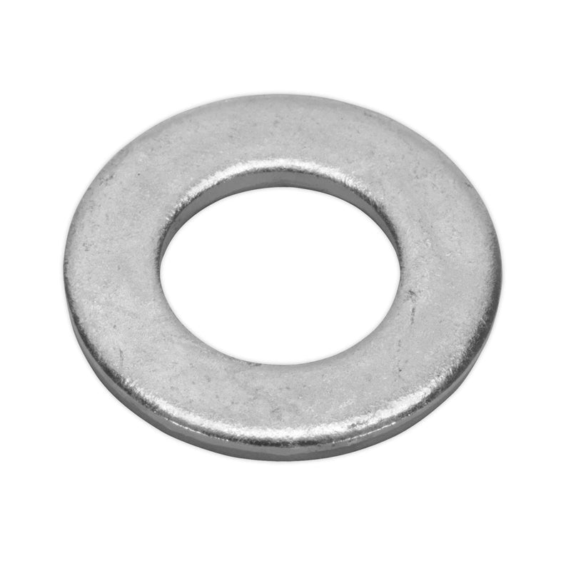 Sealey Flat Washer M14 x 28mm Form A Zinc DIN 125 Pack of 50 FWA1428 Sealey  - Dynamic Drive