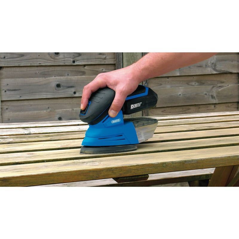 Draper D20 20V Tri-Base Detail Sander (Sold Bare) 55657 Draper - Dynamic Drive