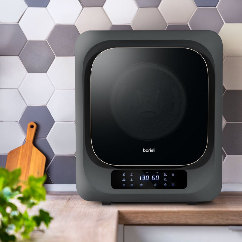 Baridi Tabletop Tumble Dryer with Digital Controls 2.5kg Capacity - Black Baridi - Dynamic Drive