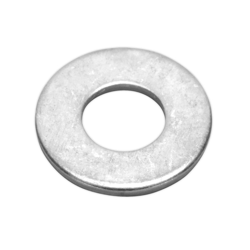 Sealey Flat Washer M6 x 14mm Form C BS 4320 Pack of 100 FWC614 Sealey  - Dynamic Drive