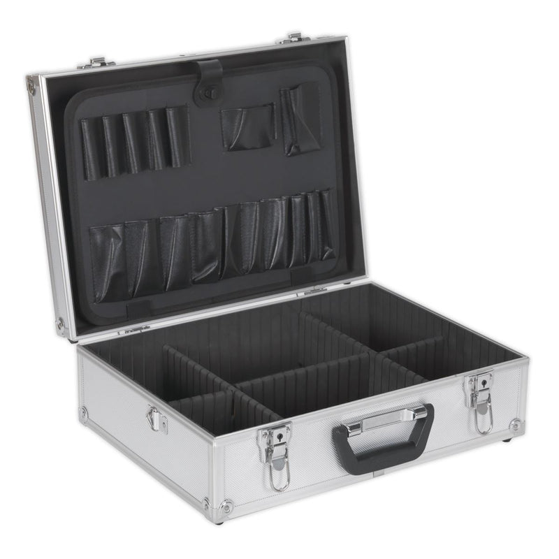 Sealey Tool Case Aluminium Square Edges AP603 Sealey - Dynamic Drive