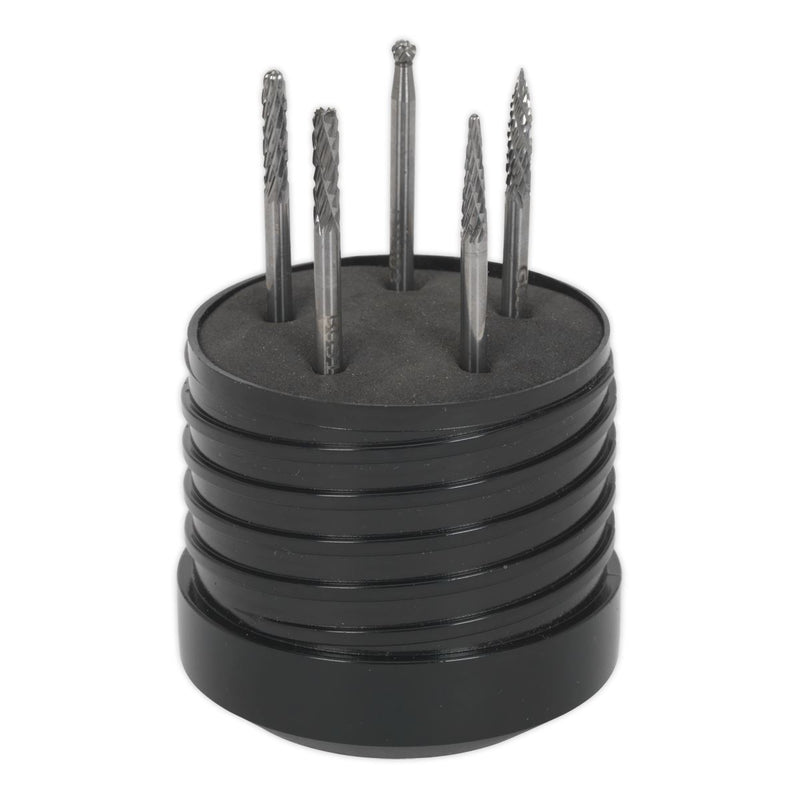 Sealey Micro Carbide Burr Set 5pc MCBSET01 Sealey - Dynamic Drive