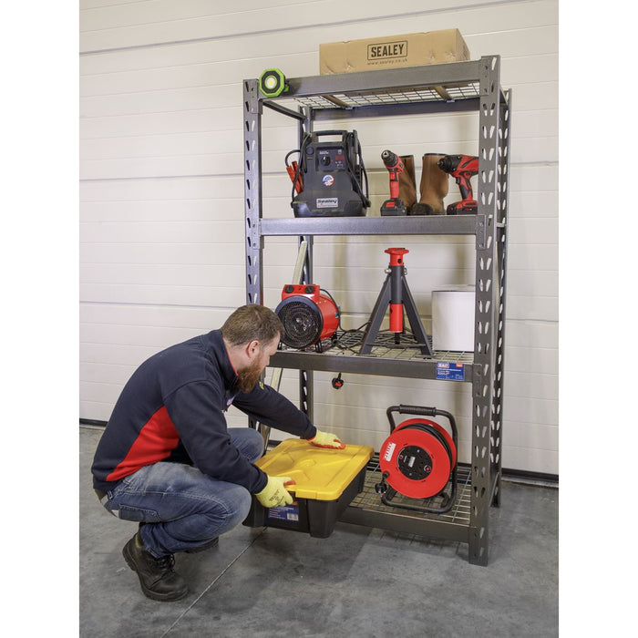 Sealey HD Racking Unit with 4 Mesh Shelves 640kg Cap/Level AP6372 Sealey  - Dynamic Drive