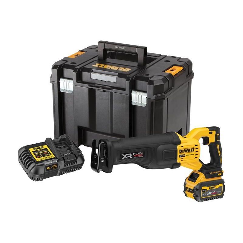 Dewalt Power Tools DCS386T1 XR Advantage Reciprocating Saw 18V 1 x FlexVolt 6.0Ah Li-ion DeWALT Power Tools - Dynamic Drive