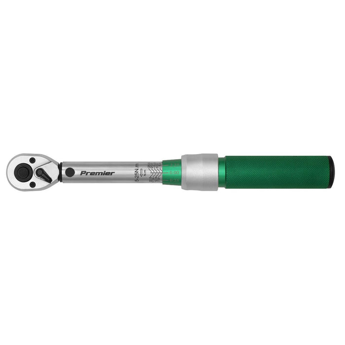 Sealey Torque Wrench Micrometer Style 1/4" Drive 5-25Nm Calibrated in EVA Tray Sealey  - Dynamic Drive