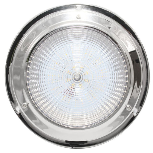 AAA 12V Stainless Dome Light Warm White LED 137mm 4" Dome AAA - Dynamic Drive
