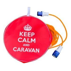 Keep Calm Mains Cable Bag QQ016177A UK Camping And Leisure - Dynamic Drive
