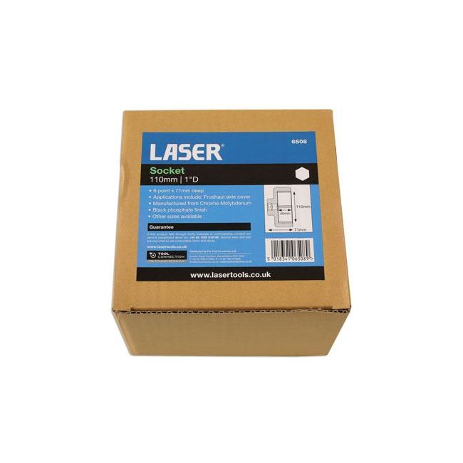 Laser Socket 1"D 110mm 6508 Laser - Dynamic Drive