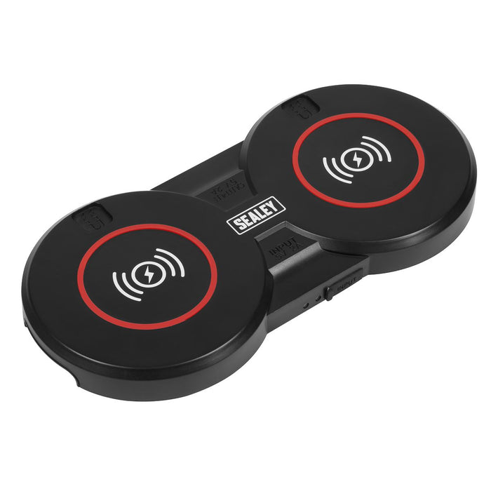 Sealey Inspection Light 5W & 1W COB LED (x2) & Double Wireless Charging Base Sealey - Dynamic Drive
