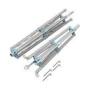 Portable 4 Arm Aluminium Clothes Line Camping Caravan Washing Airer Dryer Via Mondo  - Dynamic Drive