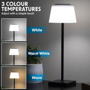 Dellonda Rechargeable Table Lamp for Home Office Restaurant RGB Colours Dellonda - Dynamic Drive