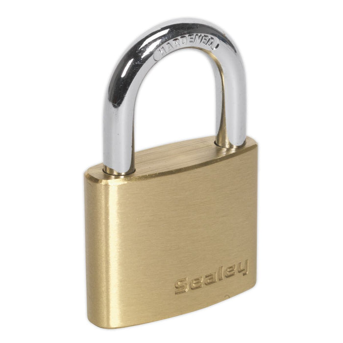 Sealey Brass Body Padlock 40mm PL101 Sealey - Dynamic Drive