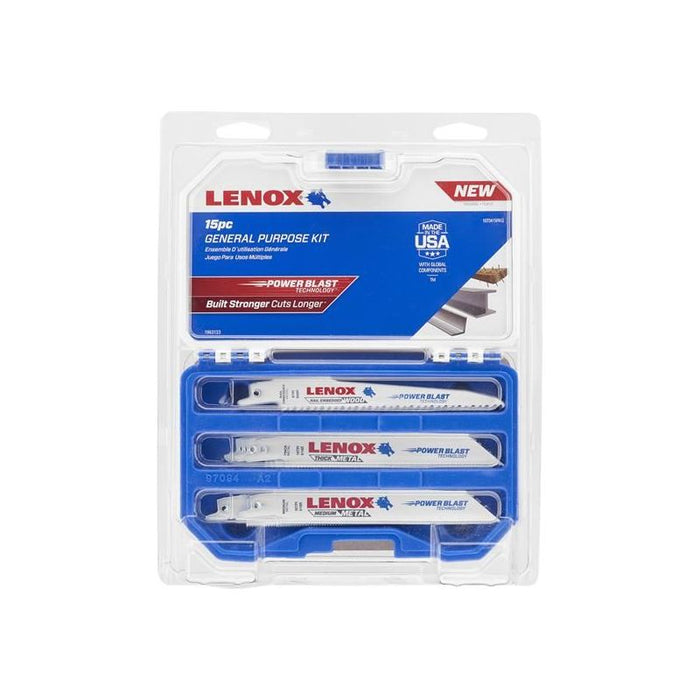 Lenox General Purpose Reciprocating Saw Blade Set, 15 Piece LENOX - Dynamic Drive
