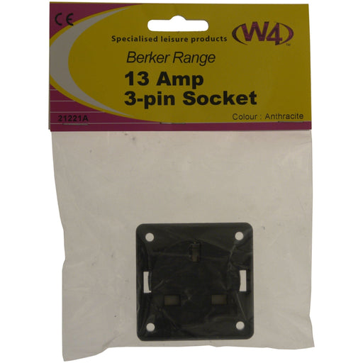 MDS1203 W4 13amp socket White 21221W W4 - Dynamic Drive