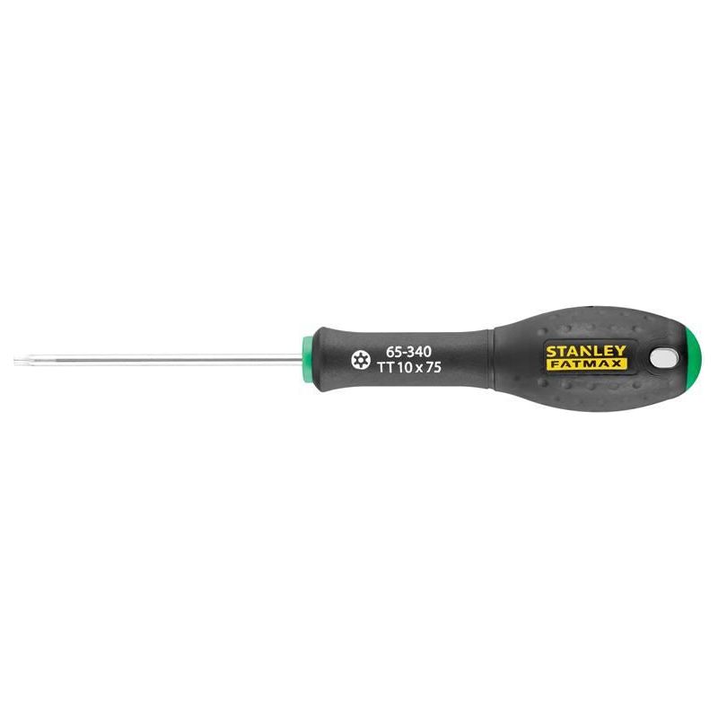Stanley® Hand Tools FatMax® Screwdriver Tamper-proof TORX Tip TTX10 x 75mm STANLEY® Hand Tools - Dynamic Drive