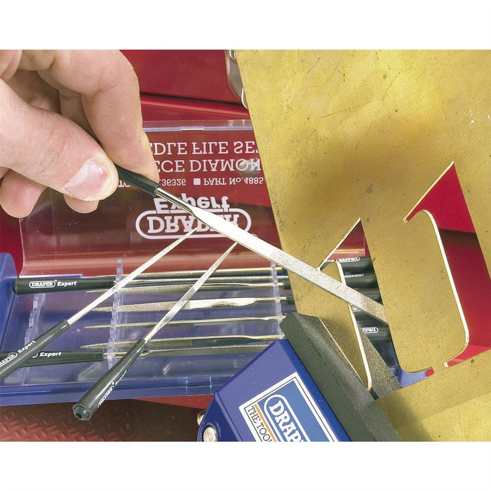 Draper Diamond Needle File Set, 140mm (10 Piece) 36326 Draper - Dynamic Drive