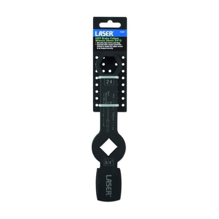 Laser HGV Brake Caliper Wrench 24mm 7341 Laser - Dynamic Drive
