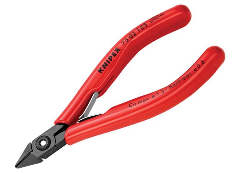 Knipex Electronics Diagonal Cutter PVC Grip 125mm Knipex - Dynamic Drive