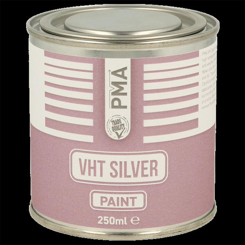 PMA Very High Temperature Paint Silver Brushcan 250ml PMA - Dynamic Drive