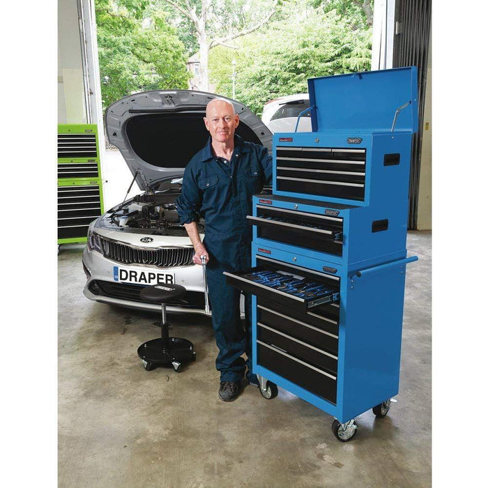 Draper Roller Tool Cabinet, 7 Drawer, 26", Blue 15040 Draper - Dynamic Drive