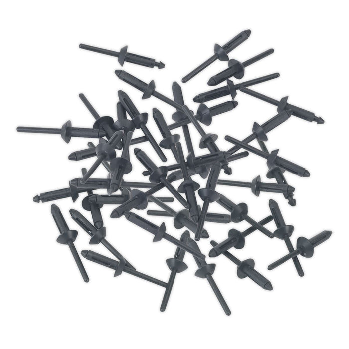 Sealey Plastic Rivet 5 x 15.8mm Pack of 50 PR003 Sealey  - Dynamic Drive