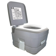 Leisurewize 10L Camping Lightweight Flushing Toilet - GREY Leisurewize  - Dynamic Drive