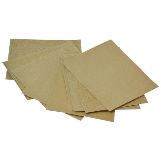 Faithfull Cork Block Glasspaper Sanding Sheets Assorted (Pack 10) Faithfull - Dynamic Drive