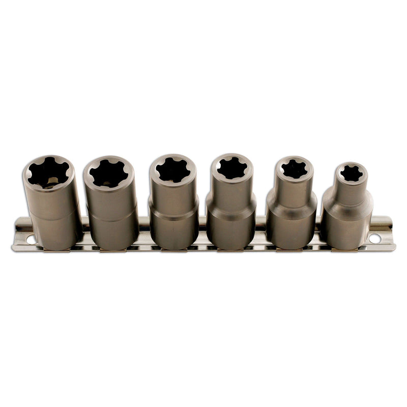 Laser Torx Plus Socket Set 1/2"D 6pc 5150 Laser - Dynamic Drive