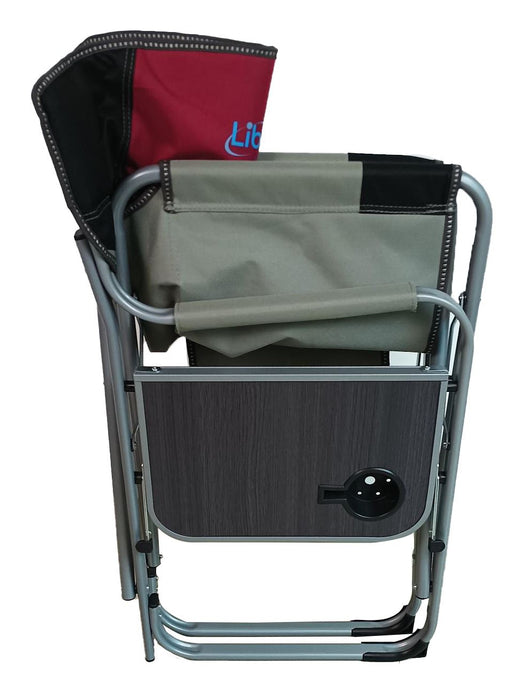 Liberty Magenta Directors Chair with Side Table Camping Caravan Liberty - Dynamic Drive