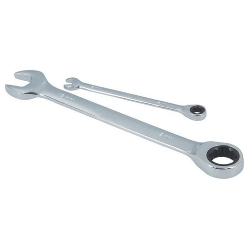Laser Ratchet Ring Combination Spanner Set 12pc 8511 Laser - Dynamic Drive