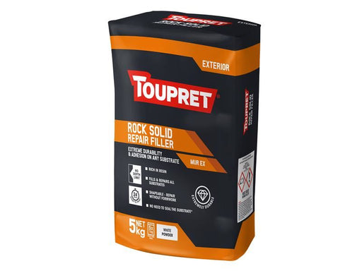 Toupret Exterior Rock Solid Repair Filler 5kg Toupret - Dynamic Drive